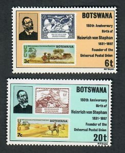 Botswana #266 - 267 Mint Lightly Hinged singles