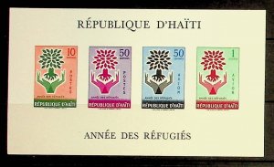 HAITI Sc C152a NH SOUVENIR SHEET OF 1960 - REFUGEES