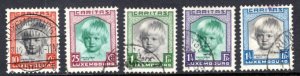 Luxembourg #B45-B49 Used   VF  CV $78.65  ...   3600526