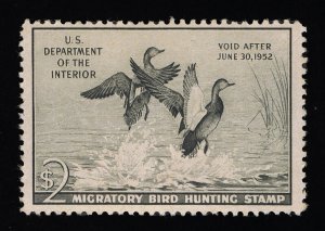 VERY AFFORDABLE GENUINE SCOTT #RW18 F-VF MINT OG NH 1951 DUCK STAMP #19189