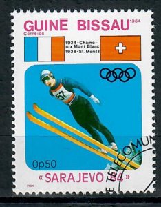 Guinea-Bissau 529 Olympic Ski Jump used single