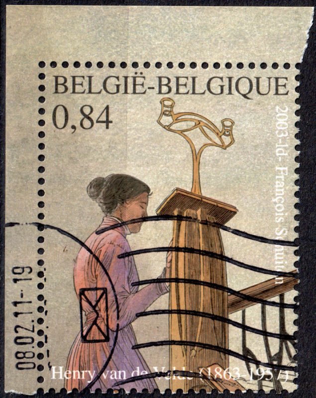Belgium #1944  Used - Single from Souvenir Sheet (2003)