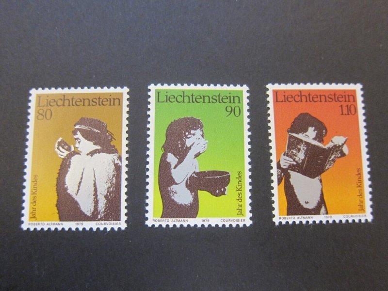 Liechtenstein 1979 Sc 665-67 set MNH