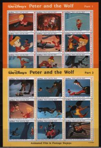 ZAYIX Maldives 1925-1926 MNH Disney Peter & the Wolf 110422SL02