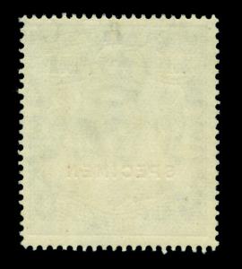 CEYLON 1924  KGV 100rs gray SPECIMEN ovpt. Sc# 246 (SG 359)  mint MLH VF