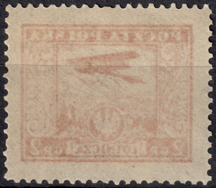 Poland #C2  MNH - 2gr org Biplane (1925)
