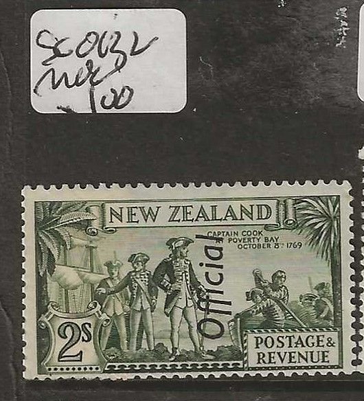 NEW  ZEALAND   SG O132   2/- COOK   OFFICIAL        MOG      P1004B H