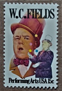 United States #1803 15c W.C. Fields MNH (1980)