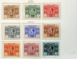 BERMUDA -- Scott #71 - 79  mint except 1/ stamp Cat $158 British Commonwealth