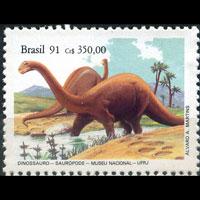 BRAZIL 1991 - Scott# 2319 Dinosaur 350cr NH
