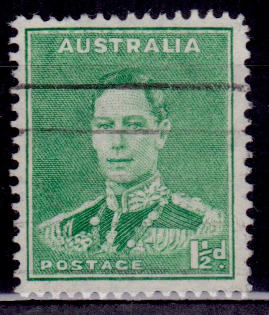 Australia, 1938-42, KGVI, 1 1/2p, Scott# 181b, used