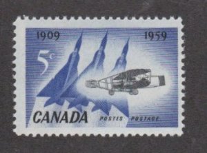 Canada # 383, Delta Wing Planes  & Bi-plane, NH