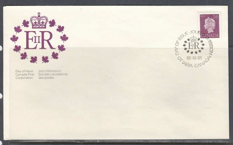 Canada Scott 926A FDC - 1987 Queen Elizabeth Definitive