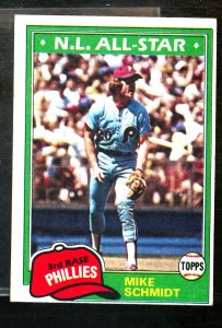 1981 TOPPS MIKE SCHMIDT EX