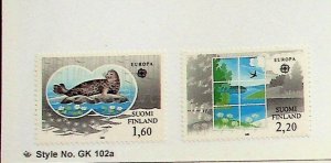 FINLAND Sc 735-6 NH ISSUE OF 1986 - EUROPA - ANIMALS