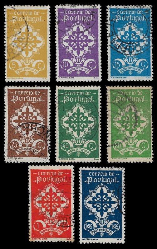 Portugal 1940 Sc 579-86 complete set U vf