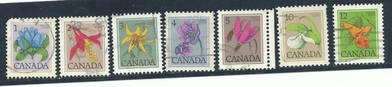 Can #705,707-12     -1   used VF  PD