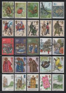 Great Britain ~ Lot of 90 Different ~ Used, MX ~ cv 18.00 +