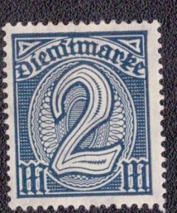 Germany 1920 - O12 MH