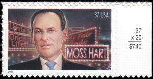 Scott 3882 Moss Hart MNH