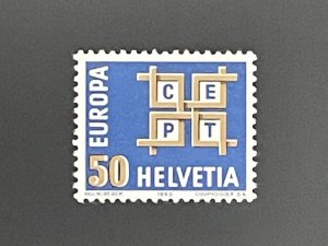 Helvetia 1963 Europa CEPT 50 Rp postfrisch**