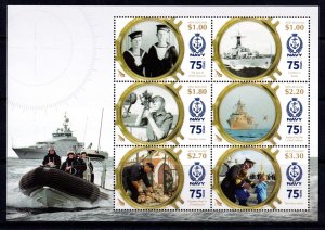 New Zealand 2016 RNZN - Navy Mint MNH Miniature Sheet