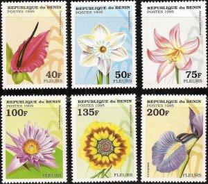 Benin 768-773 - Mint-NH - Flowers (1995) (cv $3.80)