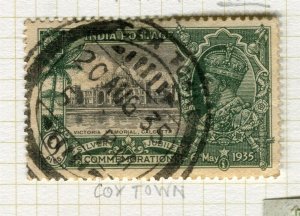 INDIA; Early GV issue with fine POSTMARK, Cox Town