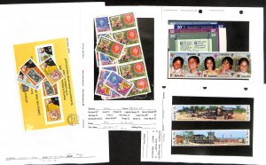 Nauru Postage Stamp, #195 251 Mint NH, 1979-1982