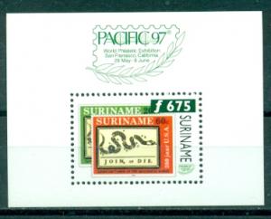 Surinam #1097  Mint NH  Scott $5.00   Souvenir Sheet