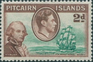 Pitcairn Islands 1940 SG4 2d Bligh and the Bounty MLH