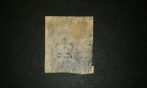 Great Britain #1 used 3 1/2 margins e204 8607