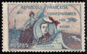 1914 France WW I Poster Stamp French Republic Correspondence By Plane Guynemer