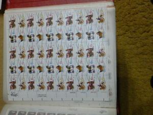 United States Scott 1415a -1418a the Christmas Toys Sheet of 50 Mint