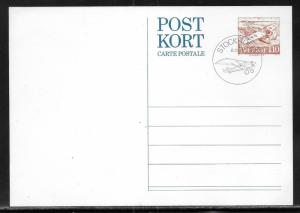 Sweden Postal Stationery Postcard Postal Museum Facit 71 FD Cancel