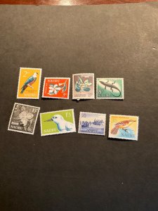 Stamps Nauru Scott #49-56 never hinged