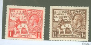 Great Britain #185-186  Multiple