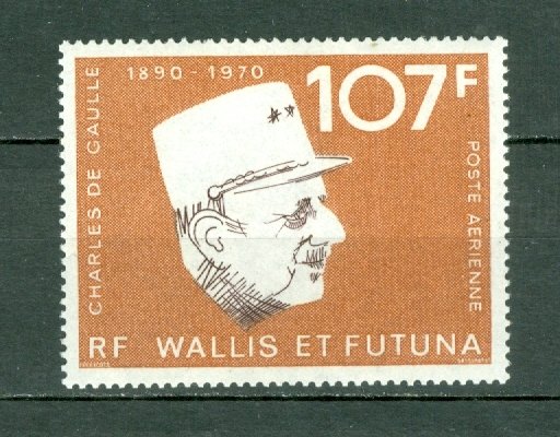 WALLIS AND FUTUNA 1973 DE GAULE  #C46  MNH...$15.00