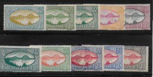 Guadeloupe 1928-40, lot of 37 stamps,Scott # 96//136,VF Mint* / VF Used (NR/GLN)
