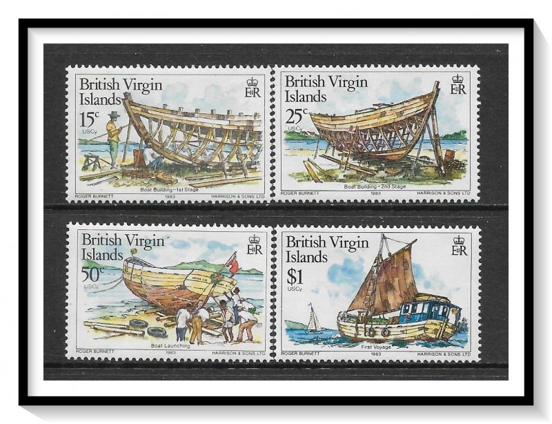 Virgin Islands #450-453 Boat Building Set MNH