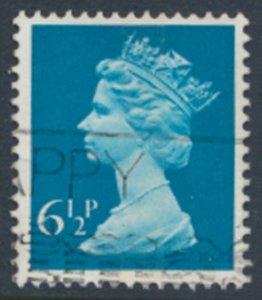 GB  Machin 6½p SG X872 1 band  Used SC# MH60  see scans & details