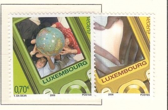 LUXEMBOURG Sc 1189-90 NH issue of 2006 - EUROPA 