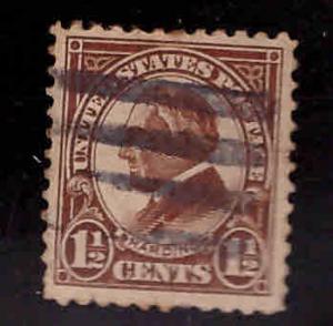 USA Scott 553 Used Harding stamp