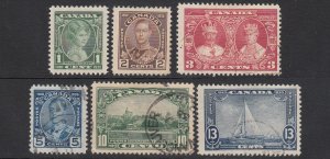 Canada 211-216 MNH / Used (see Details) CV $14.85