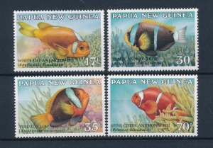 [48928] Papua New Guinea 1987 Marine life fish anemonefish  MNH