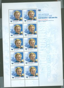 Australia  #2033-2034 Mint (NH) Souvenir Sheet (Olympics)