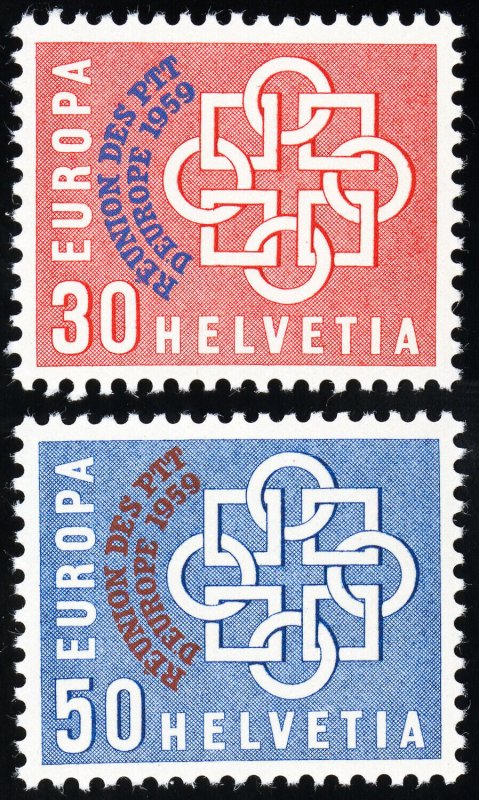 Switzerland Stamps # 376-7 MNH XF Scott Value $75.00