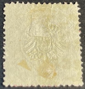 GERMANY # 9--USED---SINGLE---ROSE---1872
