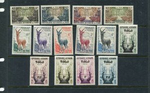 Togo #333-346 Mint Never Hinged SET 