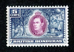 1938 British Honduras Sc #119 mvlh* cv. $1.25 ( 9462 BCXX )